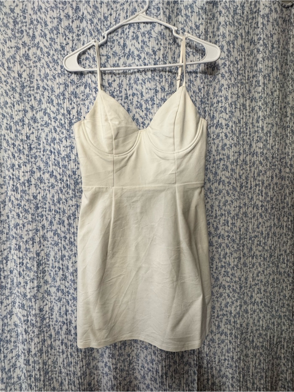 Princess Polly White Spaghetti-Strap Slip Dress